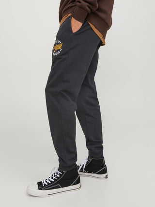 Ανδρικό παντελόνι φόρμας JPSTGORDON JJMIKK SWEAT PANT NAFA JACK & JONES 12236876 Black W 23/24