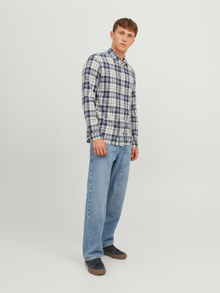 Ανδρικό πουκάμισο καρό JORJOSHUA CHECK SHIRT JACK & JONES 12227596 Big Dipper W 23/24