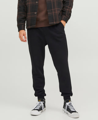 Ανδρικό παντελόνι φόρμας JPSTGORDON BRADLEY SWEAT PANT JACK & JONES 12249274 BLACK NOOS W26/27