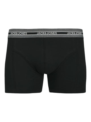 Ανδρικό μποξεράκι JACEZRA LEAVES TRUNKS 3 PACK Jack & Jones 12279501 Black W25/26
