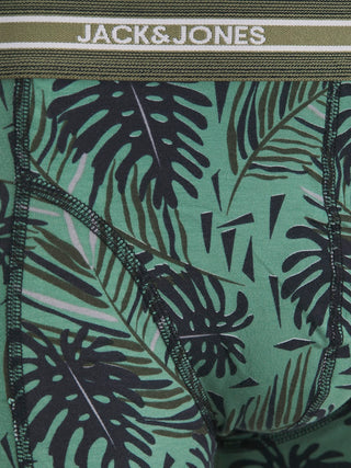 Ανδρικό μποξεράκι JACEZRA LEAVES TRUNKS 3 PACK Jack & Jones 12279501 Black W25/26