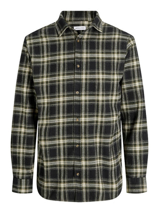 Ανδρικό πουκάμισο JJJOSHUA CHECK SHIRT LS Jack & Jones 12279546 Black W25/26