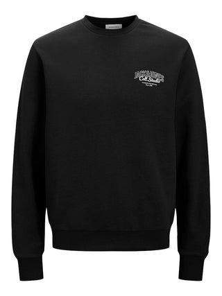 Ανδρικό φούτερ JJMAKOTO SWEAT CREW NECK Jack & Jones 12278601 Black W25/26
