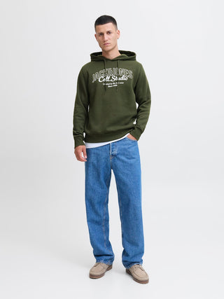 Ανδρικό φούτερ με κουκούλα JJMAKOTO SWEAT HOOD Jack & Jones 12278606 Duffel Bag W25/26