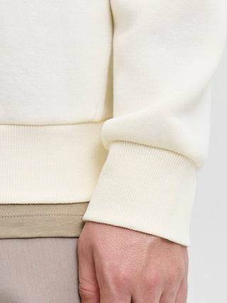 Ανδρικό φούτερ με κουκούλα JJMAKOTO SWEAT HOOD Jack & Jones 12278606 Antique White W25/26