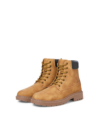 Ανδρικά μποτάκια JFWAINSWORTH PU BOOT Jack & Jones 12282310 Honey W25/26