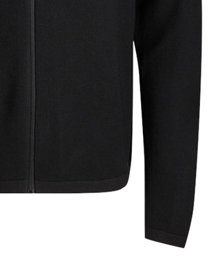 Ανδρική ζακέτα πλεκτή JCOSTANCE KNIT BADGE ZIP CARDIGAN Jack & Jones 12283668 Black W25/26