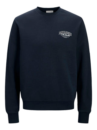 Ανδρικό φούτερ JJMAKOTO SWEAT CREW NECK Jack & Jones 12278601 Sky Captain W25/26