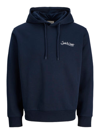 Ανδρικό φούτερ με κουκούλα JJYUKI FRONT SWEAT HOOD Jack & Jones 12287229 Sky Captain W25/26