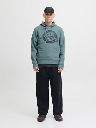 Ανδρικό φούτερ με κουκούλα JPRBLUBARON SWEAT HOOD FST Jack & Jones 12288087 Goblin Blue W25/26