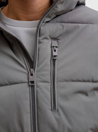 Ανδρικό μπουφάν JJEOWEN PUFFER SN Jack & Jones 12278792 CASTLEROCK W25/26