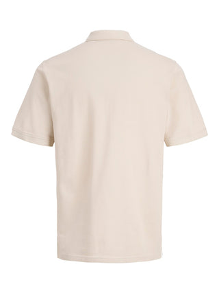 Ανδρική μπλούζα polo κοντομάνικη JJEBASIC POLO SS NOOS JACK&JONES 12136516 MOONBEAM SS26