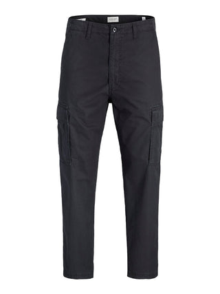 Ανδρικό παντελόνι JPSTKANE FRANK CARGO JACK&JONES 12291962 BLACK NOOS W26/27