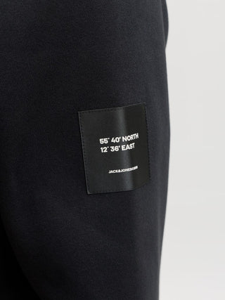 Ανδρικό φούτερ JJCLEVELAND SWEAT CREW NECK LN JACK&JONES 12298440 BLACK W26/27