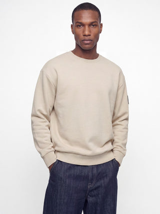 Ανδρικό φούτερ JJCLEVELAND SWEAT CREW NECK LN JACK&JONES 12298440 MOONBEAM W26/27