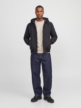 Ανδρικό φούτερ JJCLEVELAND SWEAT CREW NECK LN JACK&JONES 12298440 MOONBEAM W26/27