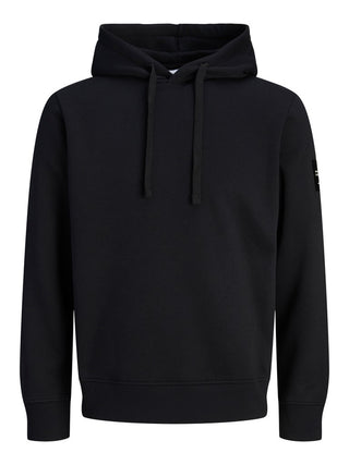 Ανδρικό φούτερ με κουκούλα JJCLEVELAND SWEAT HOOD SN JACK&JONES 12298441 BLACK W26/27