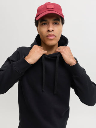 Ανδρικό φούτερ με κουκούλα JJCLEVELAND SWEAT HOOD SN JACK&JONES 12298441 BLACK W26/27