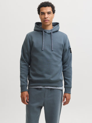 Ανδρικό φούτερ με κουκούλα JJCLEVELAND SWEAT HOOD SN JACK&JONES 12298441 TURBULENCE W26/27