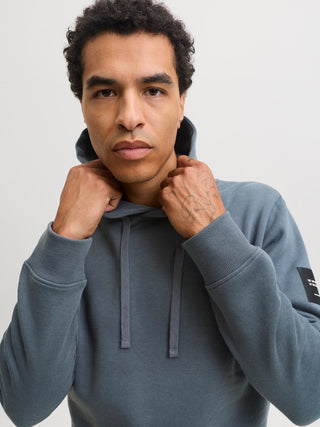 Ανδρικό φούτερ με κουκούλα JJCLEVELAND SWEAT HOOD SN JACK&JONES 12298441 TURBULENCE W26/27