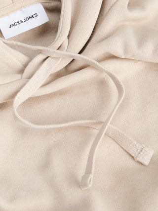 Ανδρικό φούτερ με κουκούλα JJCLEVELAND SWEAT HOOD SN JACK&JONES 12298441 MOONBEAM W26/27
