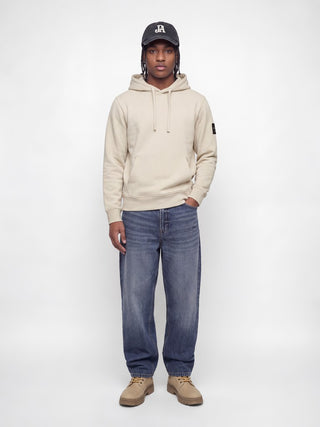 Ανδρικό φούτερ με κουκούλα JJCLEVELAND SWEAT HOOD SN JACK&JONES 12298441 MOONBEAM W26/27