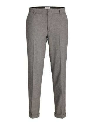 Ανδρικό παντελόνι JPSTOLLIE BLAKE WINTER CHINO SN JACK&JONES 12298677 GREY MELANGE W26/27