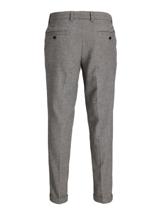 Ανδρικό παντελόνι JPSTOLLIE BLAKE WINTER CHINO SN JACK&JONES 12298677 GREY MELANGE W26/27