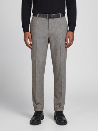 Ανδρικό παντελόνι JPSTOLLIE BLAKE WINTER CHINO SN JACK&JONES 12298677 GREY MELANGE W26/27