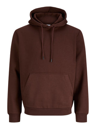 Ανδρικό φούτερ με κουκούλα JJEBRADLEY SWEAT HOOD JACK&JONES 12249340 BITTER CHOCOLATE NOOS W26/27