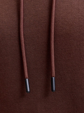 Ανδρικό φούτερ με κουκούλα JJEBRADLEY SWEAT HOOD JACK&JONES 12249340 BITTER CHOCOLATE NOOS W26/27