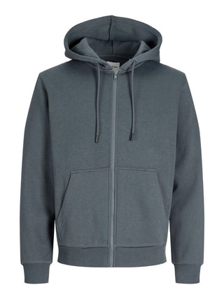 Ανδρική ζακέτα φούτερ με κουκούλα JJEBRADLEY SWEAT ZIP HOOD JACK&JONES 12249342 TURBULENCE NOOS W26/27