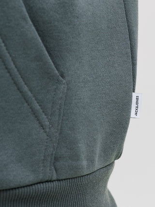 Ανδρική ζακέτα φούτερ με κουκούλα JJEBRADLEY SWEAT ZIP HOOD JACK&JONES 12249342 TURBULENCE NOOS W26/27