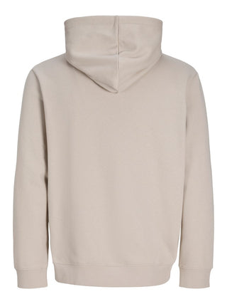 Ανδρικό φούτερ με κουκούλα JJEDENVER LOGO SWEAT HOOD SN JACK&JONES 12298730 MOONBEAM W26/27