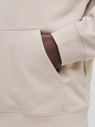 Ανδρικό φούτερ με κουκούλα JJEDENVER LOGO SWEAT HOOD SN JACK&JONES 12298730 MOONBEAM W26/27