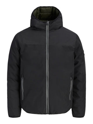 Ανδρικό μπουφάν JJEBROOKLYN REVERSIBLE JACKET SN JACK&JONES 12298836 BLACK W26/27