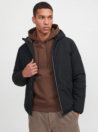 Ανδρικό μπουφάν JJEBROOKLYN REVERSIBLE JACKET SN JACK&JONES 12298836 BLACK W26/27