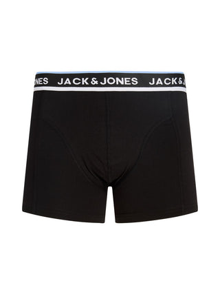 Ανδρικό μποξεράκι JACSWAY SOLID TRUNKS 3 PACK JACK&JONES 12298997 BLACK W26/827
