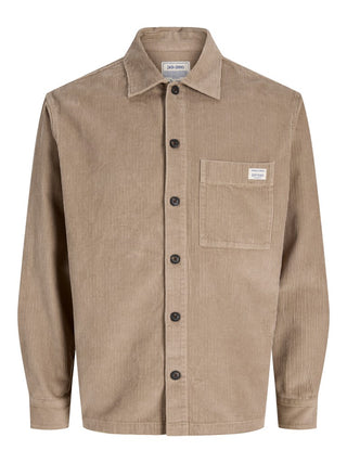 Ανδρικό Overshirt JJZAC CORDUROY OVERSHIRT LS JACK&JONES 12299048 CROCKERY W26/27