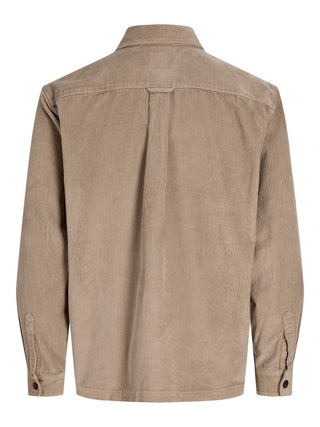 Ανδρικό Overshirt JJZAC CORDUROY OVERSHIRT LS JACK&JONES 12299048 CROCKERY W26/27
