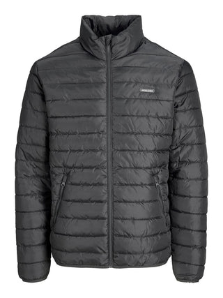 Ανδρικό μπουφάν JJELVIS LIGHT PUFFER COLLAR JACK&JONES 12299190 ASPHALT W26/27