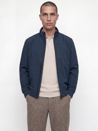 Ανδρικό μπουφάν JJELIAM SOFTSHELL BOMBER JACK&JONES 12299150 SKY CAPTAIN NOOS W26/27