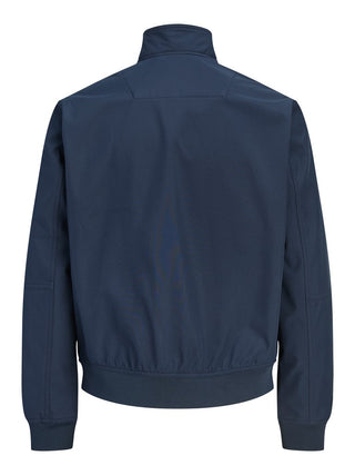 Ανδρικό μπουφάν JJELIAM SOFTSHELL BOMBER JACK&JONES 12299150 SKY CAPTAIN NOOS W26/27