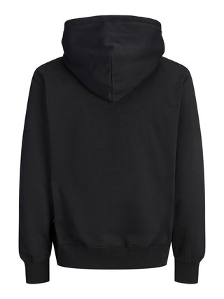 Ανδρικό φούτερ με κουκούλα JORFREDERIKSBERG MONOGRAM SWEAT HOOD SN JACK&JONES 12300022 BLACK W26/27