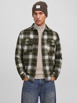 Ανδρικό Overshirt JJEREGENT STRUCTURE OVERSHIRT LS SN JACK&JONES 12300060 ROSIN W26/27