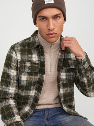 Ανδρικό Overshirt JJEREGENT STRUCTURE OVERSHIRT LS SN JACK&JONES 12300060 ROSIN W26/27