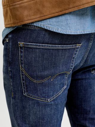 Ανδρικό τζιν JJICLARK JJORIGINAL AM 414 JACK&JONES 12300791 BLUE DENIM NOOS W26/27