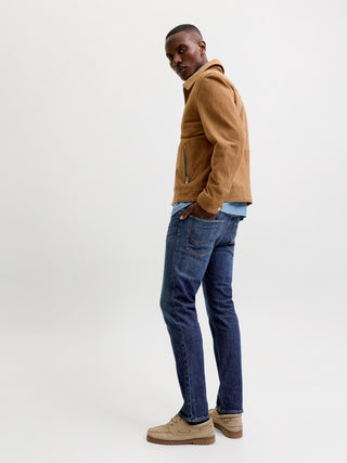 Ανδρικό τζιν JJICLARK JJORIGINAL AM 414 JACK&JONES 12300791 BLUE DENIM NOOS W26/27