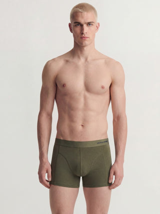 Ανδρικό μποξεράκι JACADRIAN SOLID TRUNKS 3 PACK JACK&JONES 12300848 WINDSOR WINE W26/27