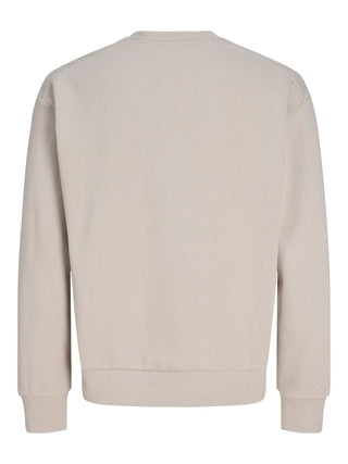 Ανδρικό φούτερ JCOCLUB BADGE SWEAT CREW NECK JACK&JONES 12300444 DOVE W26/27